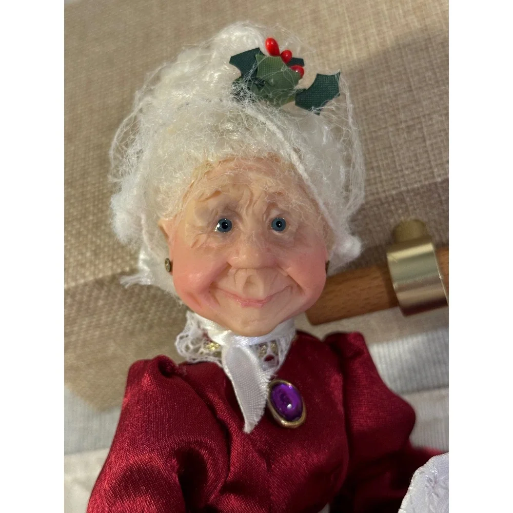 2005 Jacqueline Kent Collection JKC Christmas Fairy Godmother Posable Doll 7